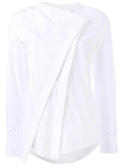 Shop Victoria Beckham Classic Shirt In White