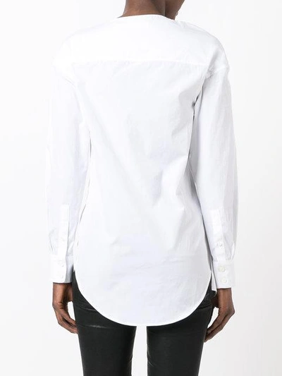 Shop Victoria Beckham Classic Shirt In White