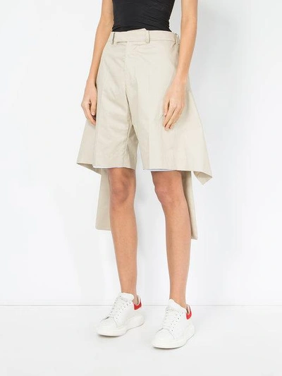 Shop Yang Li Oversize Layer Effect Shorts