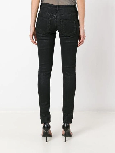 Rick Owens Drkshdw Detroit Cut Jeans In Black
