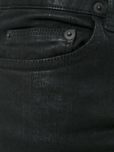 Rick Owens Drkshdw Detroit Cut Jeans In Black