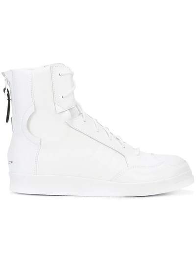 Yohji Yamamoto Adidas Superstar Neoprene Punk Sneakers In White
