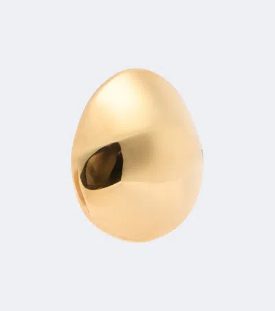 Alaïa Alaia Dome Medium Stud Earrings In Gold