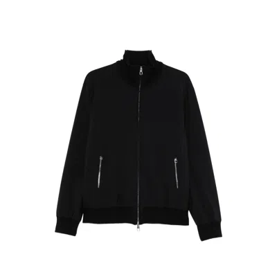 Montecore Zip-up Bomber Jacket In Black