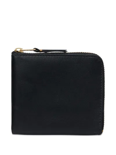 Comme Des Garçons Comme Des Garcons Wallet Mini Zip Wallet In Black