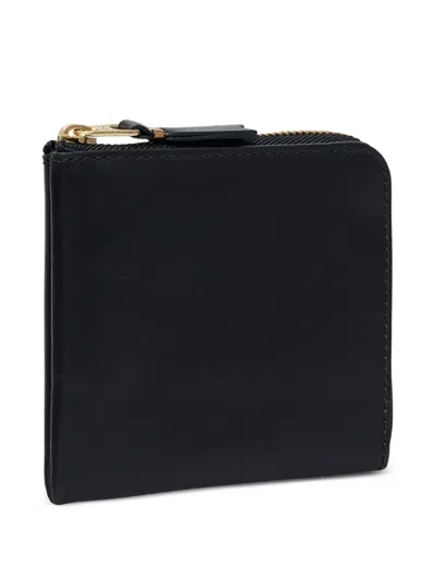 Comme Des Garçons Comme Des Garcons Wallet Mini Zip Wallet In Black
