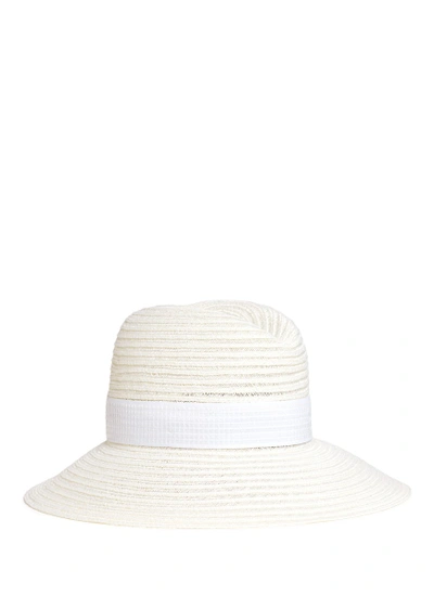 Maison Michel 'ginger' Hemp Straw Panama Hat In White
