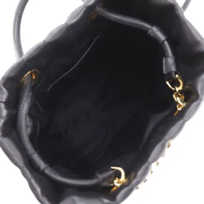 Pre-owned Burberry Black Leather Backpack ()
