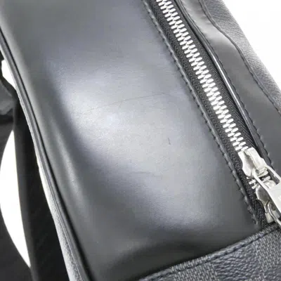 Pre-owned Louis Vuitton Graphite Coated Canvas Backpack ()