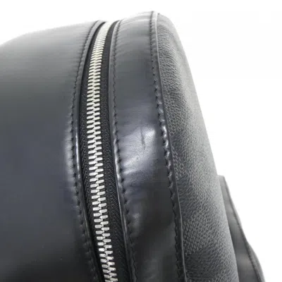 Pre-owned Louis Vuitton Graphite Coated Canvas Backpack ()