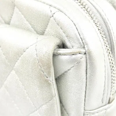 Pre-owned Chanel Silver Backpack ()