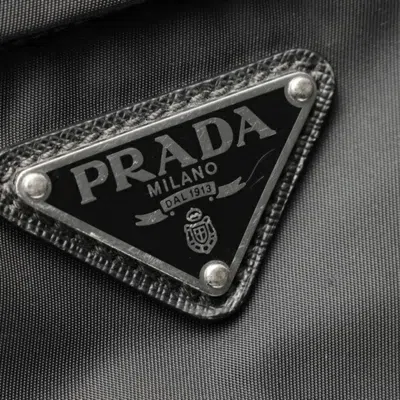 Pre-owned Prada Black Nylon Backpack ()