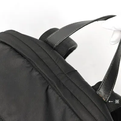 Pre-owned Prada Black Nylon Backpack ()