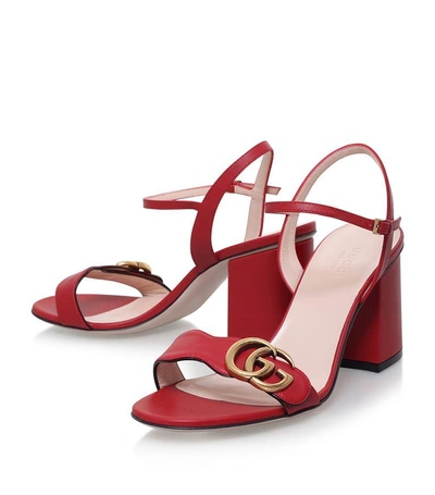 Shop Gucci Marmont Sandals 75