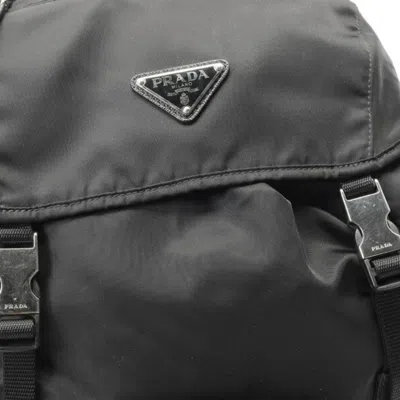 Pre-owned Prada Black Nylon Backpack ()