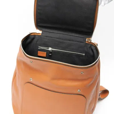 Pre-owned Loewe Brown Leather Backpack ()