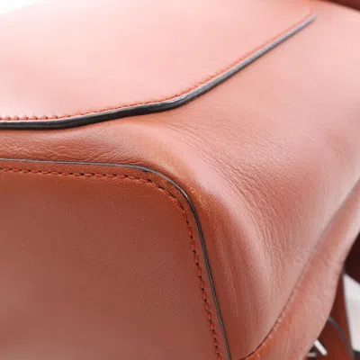 Pre-owned Loewe Brown Leather Backpack ()