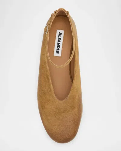 Jil Sander Elyss Buckle-fastening Ballet Flats In Multi