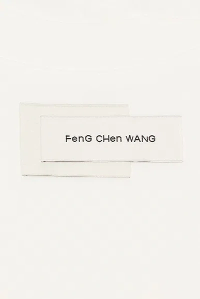 Feng Chen Wang Deconstruction Tee In White