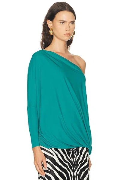 Francoise Devon Top In Teal