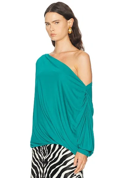 Francoise Devon Top In Teal