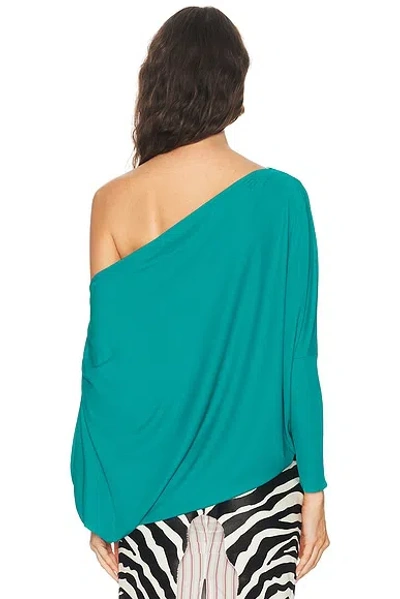 Francoise Devon Top In Teal