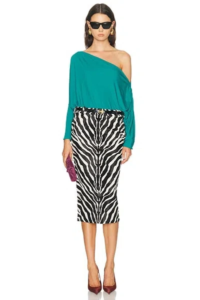 Francoise Devon Top In Teal