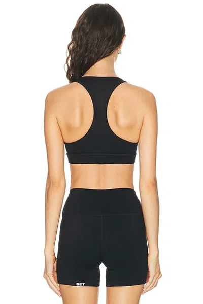 Set Active Formcloud 2.0 Cloud Staple Bra In Onyx