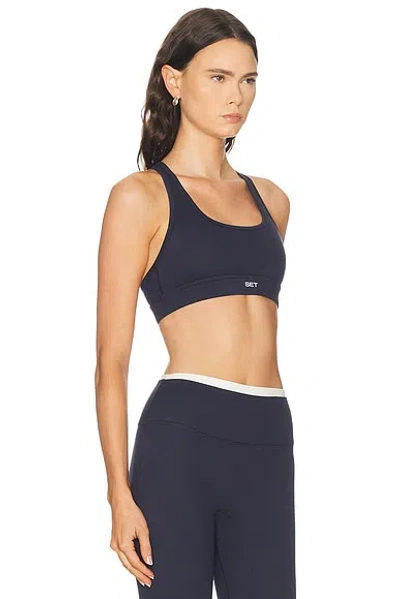 Set Active Formcloud 2.0 Cloud Staple Bra In Blue