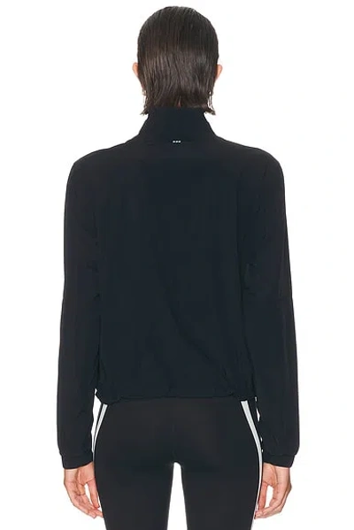 Splits59 Lyle Woven Nylon Pullover In Black & Creme