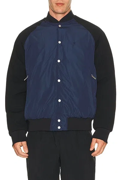 On Courtside Bomber In Blue