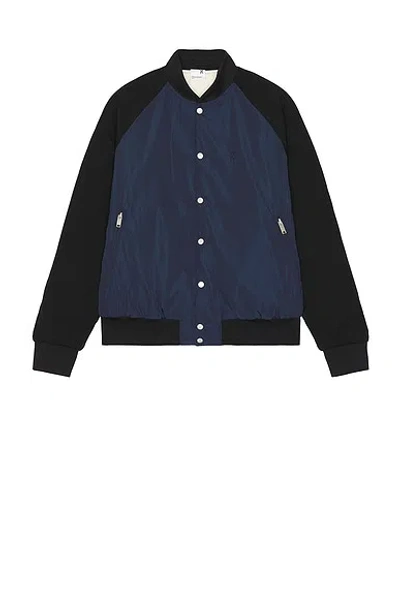 On Courtside Bomber In Blue