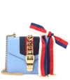 Gucci Leather Shoulder Bag With Chain Strap In Cl.s.llu