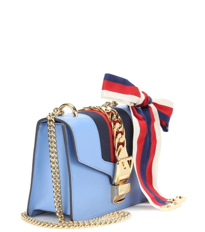 Shop Gucci Leather Shoulder Bag With Chain Strap In Cl.s.llu