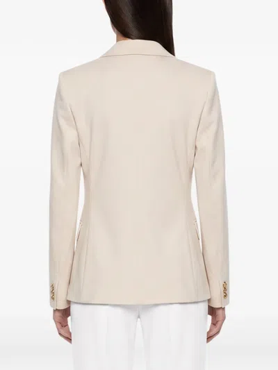 Weekend Max Mara Double-breasted Blazer In White