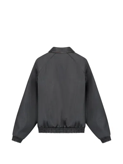 Arte Antwerp Reversible Check-pattern Jacket In Black