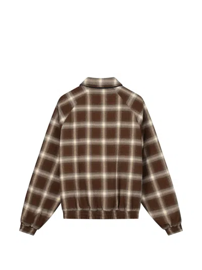 Arte Antwerp Reversible Check-pattern Jacket In Black