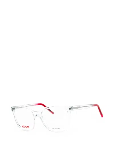 Hugo Boss Rectangle-frame Glasses In White