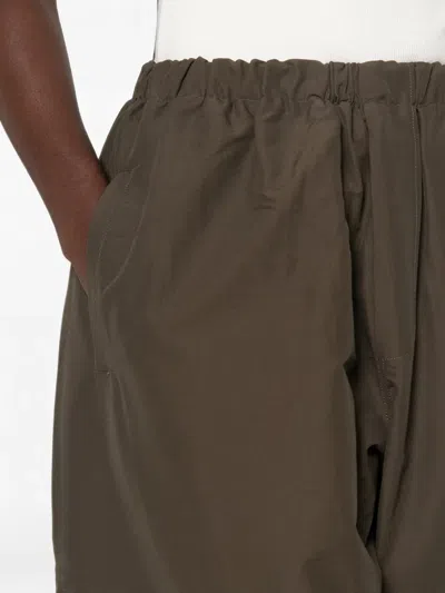 Entire Studios Elasticated-cuff Trousers In Brown
