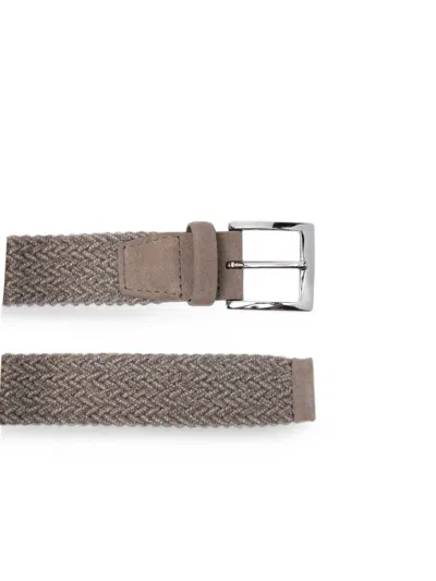 Orciani Braided Elasticated Belt In Multi