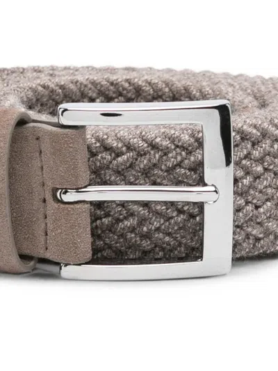 Orciani Braided Elasticated Belt In Multi