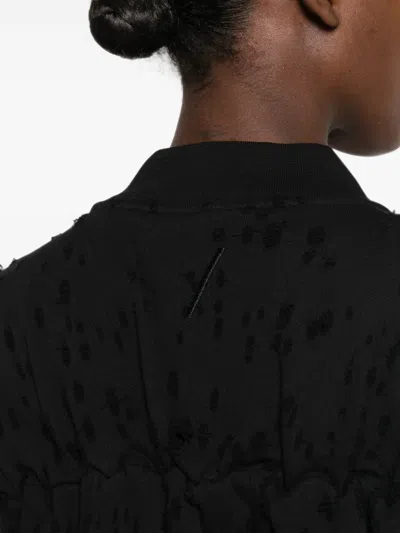 Thom Krom Distressed Ruched-sleeve Jacket In Multi