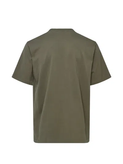 Auralee Luster Plaiting Tee In Green