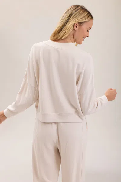 Barefoot Dreams Brushed Fleece Pullover In Multi