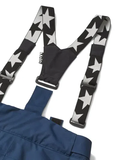 Molo Gradient-effect Ski Pants In Blue