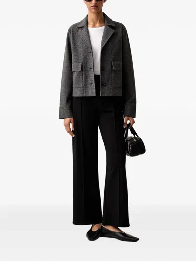 BUTTON-UP FLAP-POCKET JACKET