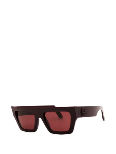 Etro 0049gs Rectangular Sunglasses In Black