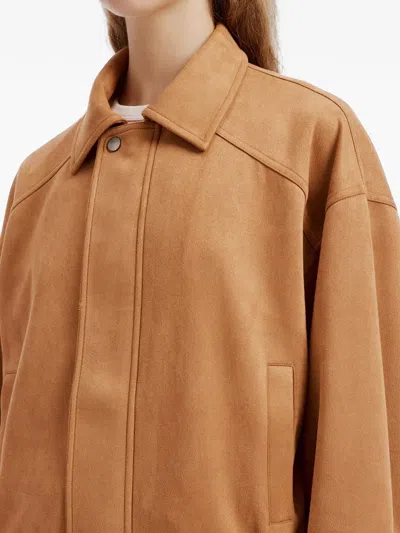 B+ab Elasticated-hem Jacket In Brown