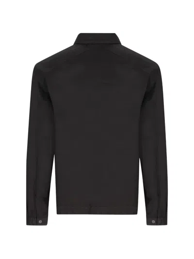 Massimo Osti Studio Multi-pocket Zip-up Jacket In Black