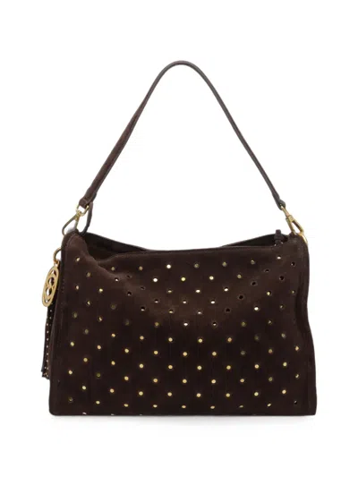 La Carrie Downtown Strass-embellished Shoulder Bag In Pattern